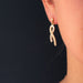 Boucles d'oreilles Boucles d'oreilles ruban d'ors et de diamants 58 Facettes 16-343