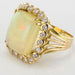 Bague 50 Bague opale et diamants vintage 58 Facettes 14-202-8319431-50