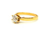 Bague 57 Bague Solitaire Or jaune Diamant 58 Facettes 813001CN