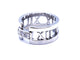 Bague 50 Tiffany & Co Bague Atlas Or blanc Diamant 58 Facettes 997153CN