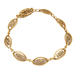 Bracelet Yellow gold bracelet with filigree motifs 58 Facettes P8L14
