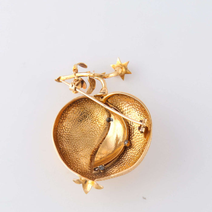 Broche Broche Couture Or et Email 58 Facettes 1
