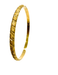 Bracelet Yellow gold chiseled bangle bracelet 58 Facettes
