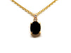 Necklace Necklace Chain + pendant Yellow gold Sapphire 58 Facettes 1152840CD