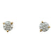 Stud earrings in yellow gold, diamonds. 58 Facettes 30029