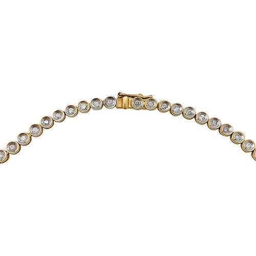 Collier Collier rivière diamants en or. 58 Facettes 30255