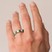 Ring 56 Emerald diamond wedding ring 58 Facettes 15-378-56