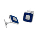 Piaget cufflinks, white gold and lapis lazuli. 58 Facettes 28216