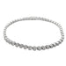Bracelet Cartier “C de Cartier” line bracelet in white gold and diamonds. 58 Facettes 30089