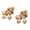 Boucles d'oreilles Clips d'oreilles "Chandelier" en or jaune 58 Facettes