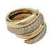 Ring 53 Chaumet Rings “Tango” model in yellow gold, diamonds. 58 Facettes 29010-1