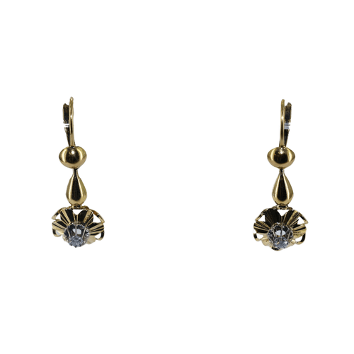 Boucles d'oreilles Boucles d'oreilles Or jaune Diamants 58 Facettes
