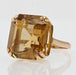 Bague 51 Bague citrine et or vintage 58 Facettes 19-612-51