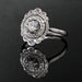 Bague 58 Bague ancienne diamants art déco 58 Facettes 20-581-50