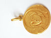 Becker Pendant Medal Pendant Yellow Gold 58 Facettes 06252CD