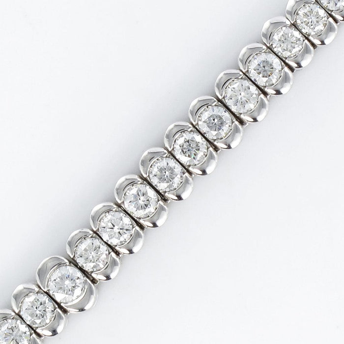 Collier Collier diamants or blanc 58 Facettes DV1816