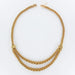 Necklace Ancient gold necklace drapery of gold rings 58 Facettes 19-239