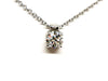 Collier Collier Chaîne + pendentif Or blanc Diamant 58 Facettes 1091768CN