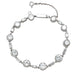 Bracelet Bracelet in platinum, white gold and diamonds. 58 Facettes 29816