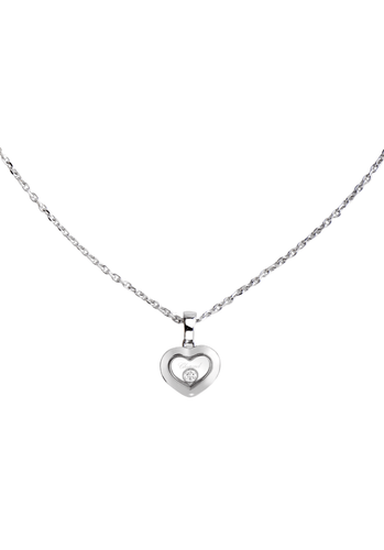 Collier Collier CHOPARD Happy Diamonds Icons Or Blanc 750/1000 58 Facettes 63964-60297