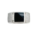 Ring 53 Chaumet ring, “Classe One”, white gold, diamonds, lacquer. 58 Facettes 30620
