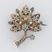 Broche Broche ancienne arbre diamanté 58 Facettes 18-300A