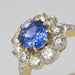 Bague 51 Bague saphir bleu et diamants 58 Facettes G44-8198953-51-1