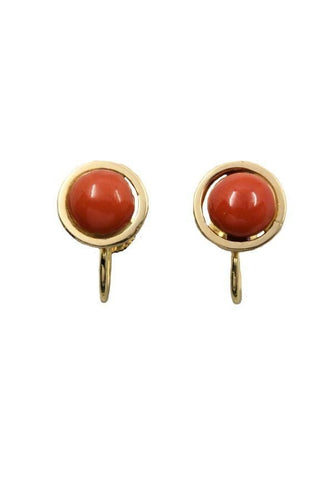 Boucles d'oreilles Boucles d'oreilles corail 58 Facettes 30351