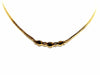 Necklace Necklace English mesh Yellow gold Sapphire 58 Facettes 1161955CD