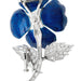 Brooch Boucheron “Eglantine” brooch in gold and platinum, enamel and diamonds. 58 Facettes 29921