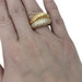 Ring 49 OJ Perrin ring, "Verona", double bangle in yellow gold and brilliants. 58 Facettes 26778-1