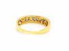 Bague 55 Bague Demie alliance Or jaune Saphir 58 Facettes 749301CN