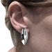 Earrings Shuttle earrings in white gold. 58 Facettes 28446