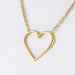Heart necklace in gold and its chain 58 Facettes 20-041A
