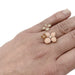 Ring 53 Chaumet ring, Hortensia “Aube Rosée”, pink gold, diamonds, pink sapphire, pink opals. 58 Facettes 30367