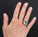 Bague 52 Bague art déco Aigue-marine 58 Facettes 21-100-52