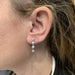 Boucles d'oreilles Boucles d'oreilles pendantes en or blanc et diamants. 58 Facettes 30141