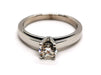 Bague 54 Bague Solitaire Or blanc Diamant 58 Facettes 1126562CN