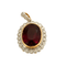Pendentif Pendentif de forme Pompadour rubellite et diamants 58 Facettes