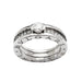 Ring 49 Bulgari ring, “B.Zero1”, white gold and diamonds. 58 Facettes 30458