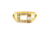 Ring 53 Ring Yellow gold Diamond 58 Facettes 718102CN