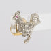 Rabbit and rooster diamond earrings 58 Facettes 20-084
