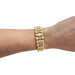 Bracelet Bracelet Boucheron modèle "Boules croisées" en or jaune. 58 Facettes 29221