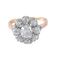 Bague 59 Bague Pompadour en or 18ct et diamants 58 Facettes