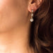 Boucles d'oreilles Boucles d'oreilles trembleuses diamants 19ème siècle 58 Facettes 18-145