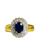 Ring 60 Sapphire Diamond Ring 58 Facettes f81lp23