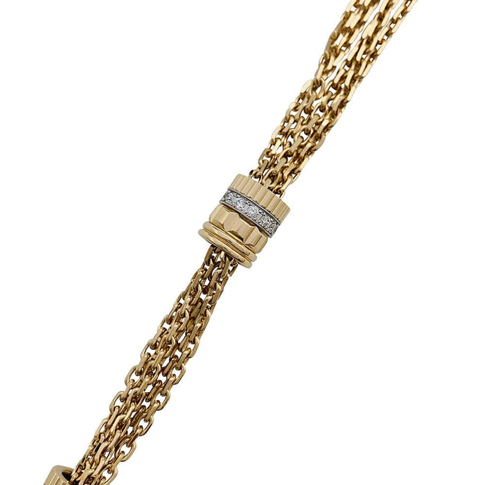 Collier Sautoir Boucheron, "Quatre Radiant", en or jaune et diamants. 58 Facettes 30039