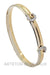 Cartier Double C Bracelet Yellow & White Gold 58 Facettes 32111