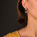 Boucles d'oreilles Boucles d'oreilles Perle grise et diamants 58 Facettes G30-7401748