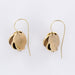 Boucles d'oreilles Boucles d'oreilles anciennes noeuds d'or et de cheveux 58 Facettes 19-073